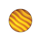 Gobo ROSCO Colorwave 33002 Waves Amber - Taille A (100 mm)