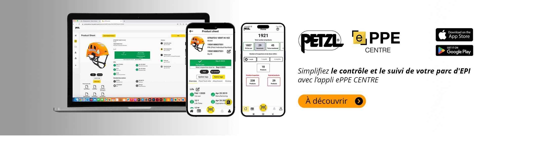 Appli ePPE Centre PETZL