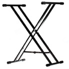 18963B-Stand en double X K&M pour clavier