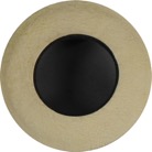 2013-B-Oeilleton peau de chamois rond BLUESTAR Round Extra Large Eyecushion