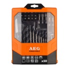 AEG-COF50P-Coffret d'accessoires 50 pièces perçage et vissage - AEG