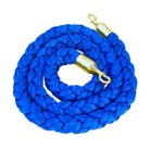 CORDE-2-BLOR-Corde de guidage tressée pour poteau à corde - Long : 2m - Bleu