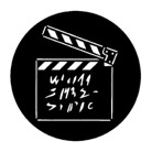 G77938-A-Gobo ROSCO DHA 77938 Clapperboard - Taille A (100 mm)