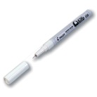 GELMARKER-Feutre marqueur indélébile blanc à pointe fine 0.5mm