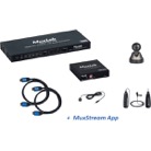 KIT-STREAMING-4CAM-Kit de streaming IP pour 1 à 4 caméras + 1 micro HF MUXLAB