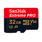 MSDHCEP-32-Carte mémoire SANDISK Micro SD HC Extreme Pro 32Go 100Mb/s