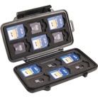 PC0915-Etui rigide en ABS PELI pour 12 cartes mémoire Secure Digital SD