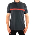 POLO-SSIAP-M-Polo anthracite bande rouge brodée SECURITE INCENDIE - Taille M