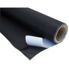 RBLACK-60-SNOOT-Rouleau aluminium noir mat AVEC bande adhésive - 60cm x 5m