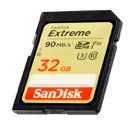 SDHCE-32-Carte mémoire SANDISK SD HC Extreme - 32Go