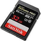 SDHCEP-32-Carte mémoire SANDISK SD HC Extreme Pro - 32Go