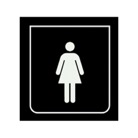 SIGNAL-WC2-Drapeau de signalisation éclairé (leds) - Toilettes femme - blanc