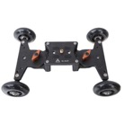 SKATE-CINEMA-Skate Dolly pour reflex ou petite caméra E-IMAGE à 4 roues pivotantes