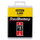 STANLEY-AGR6A-Agrafes 6mm type A - boîte de 1000pcs - STANLEY