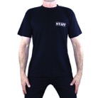 TEE-STAFF-L-Tee-shirt 100% coton NOIR 150 g/m² - STAFF - L