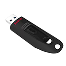 USB-ULTRA-128-Lecteur Flash - Clef USB SANDISK Ultra USB 3.0 128Go - Noir/Rouge