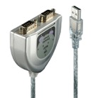 USBA2RS232-MM-Convertisseur LINDY USB Type A vers 2 ports série RS232