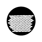 Gobo GAM 247 Brick wall - Taille A (100 mm)