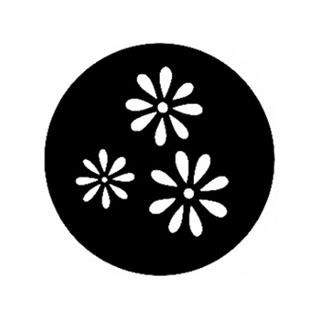Gobo GAM 258 Daisy pattern - Taille A (100 mm)