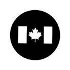 Gobo GAM 264 Canadian flag - Taille A (100 mm)