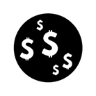 Gobo GAM 392 Dollar signs - Taille A (100 mm)