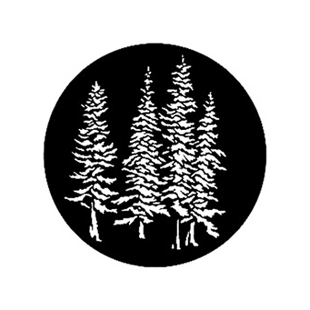 Gobo GAM 529 Evergreen trees - Taille B (86 mm)