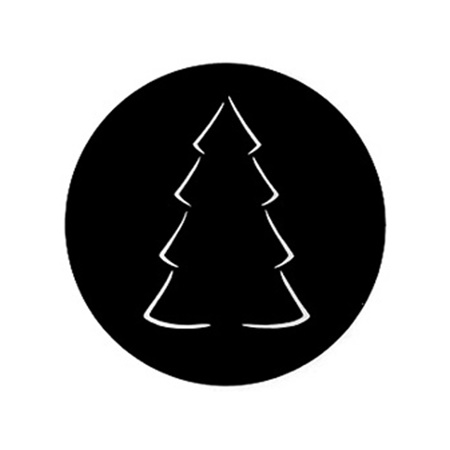 Gobo GAM 537 Christmas tree A - Taille A (100 mm)