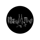 Gobo GAM 543 New york night - Taille A (100 mm)