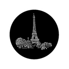 Gobo GAM 544 Eiffel tower - Taille M (66 mm)