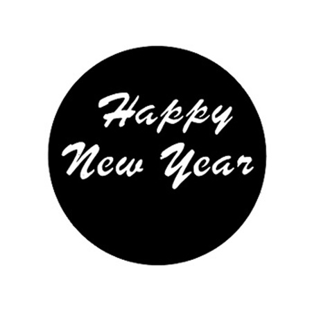 Gobo GAM 550 Happy new year - Taille A (100 mm)