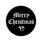 Gobo GAM 576 Merry christmas - Taille A (100 mm)