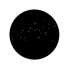 Gobo GAM 587 Tiny stars - Taille A (100 mm)