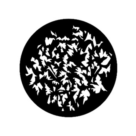 Gobo GAM 658 Sharp foliage - Taille A (100 mm)