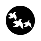 Gobo GAM 766 Doves - Taille A (100 mm)