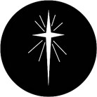 Gobo ROSCO DHA 77707 Star of Bethlehem 1 - Taille A (100 mm)