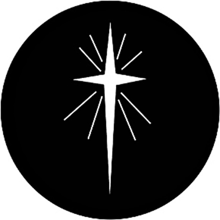 Gobo ROSCO DHA 77707 Star of Bethlehem 1 - Taille A (100 mm)