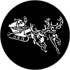 Gobo ROSCO DHA 77720 Santa and sleigh - Taille M (66 mm)