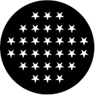 Gobo ROSCO DHA 77317 Stars 3 - Taille A (100 mm)