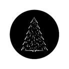 Gobo ROSCO DHA 73633 Christmas tree C- Taille A (100 mm)