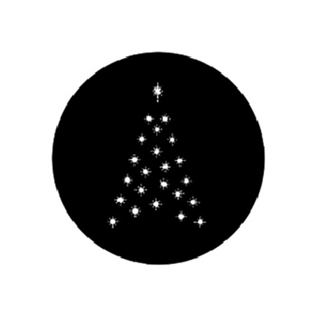 Gobo ROSCO DHA 73634 Christmas tree D - Taille A (100 mm)