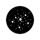 Gobo ROSCO DHA 73652 Fireworks 3B - Taille A (100 mm)