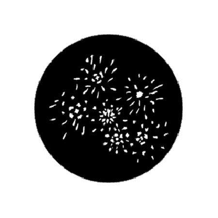 Gobo ROSCO DHA 73653 Fireworks 3C - Taille A (100 mm)