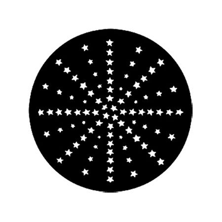 Gobo ROSCO DHA 77388 Stars 5 - Taille A (100 mm)