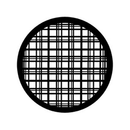 Gobo ROSCO DHA 77424 Plaid - Taille A (100 mm)