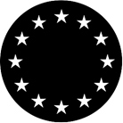 Gobo ROSCO DHA 77438 European stars - Taille A (100 mm)