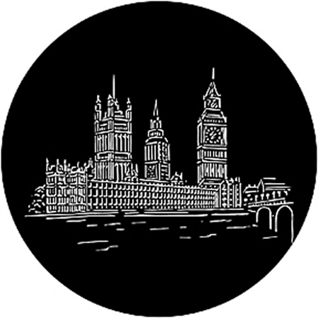 Gobo ROSCO DHA 77445 Houses of Parliament - Taille A (100 mm)