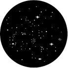 Gobo ROSCO DHA 77514 Star cluster - Taille B (86 mm)