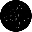 Gobo ROSCO DHA 77514 Star cluster - Taille M (65.5 mm)