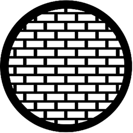 Gobo ROSCO DHA 77527 Bricks - Taille M (65.5 mm)