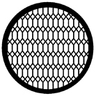 Gobo ROSCO DHA 77597 Diamond lattice - Taille A (100 mm)